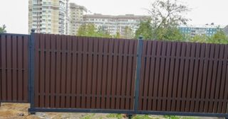 Купить распашные ворота из штакетника Пушкино, цена от 2789 руб.